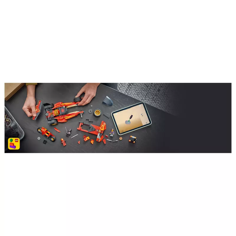 LEGO NINJAGO 71867 X-1 Ninja Charger 15-asis jubiliejus (691 detalė)