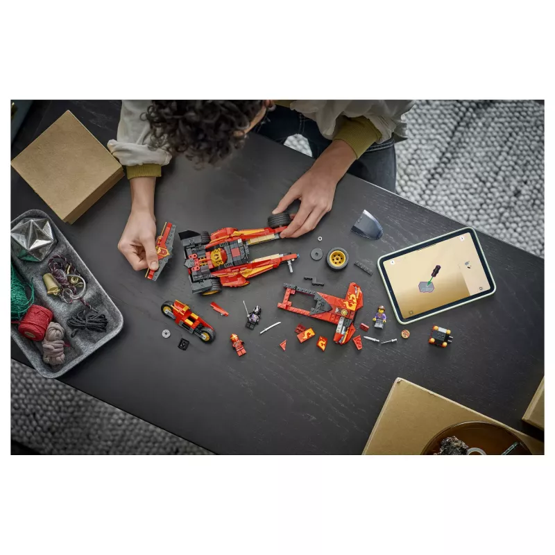 LEGO NINJAGO 71867 X-1 Ninja Charger 15-asis jubiliejus (691 detalė)