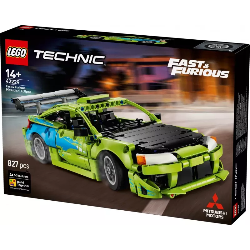 LEGO Technic 42229 Fast & Furious Mitsubishi Eclipse (827 dalių)