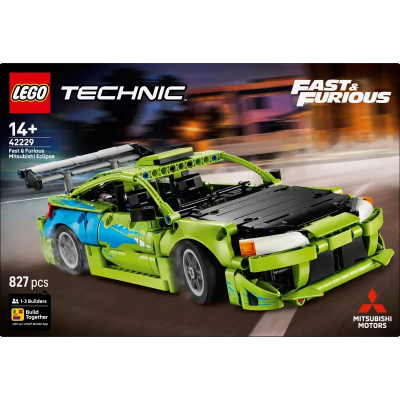 LEGO Technic 42229 Fast & Furious Mitsubishi Eclipse (827 dalių)