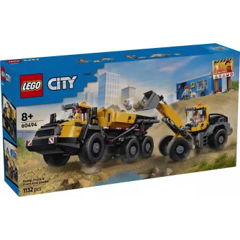 LEGO City 60494 Savivartis ir frontalinis krautuvas (1132 dalių)