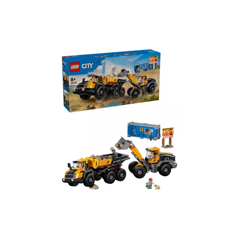 LEGO City 60494 Savivartis ir frontalinis krautuvas (1132 dalių)