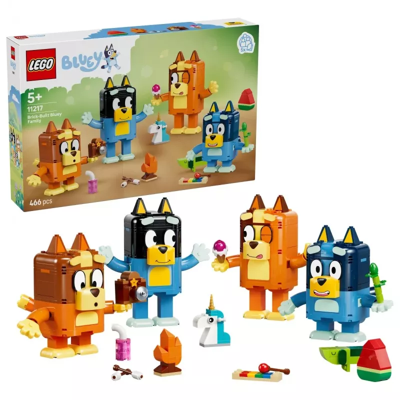 LEGO Bluey 11217 Statomas Bluey šeimos rinkinys (466 dalių)