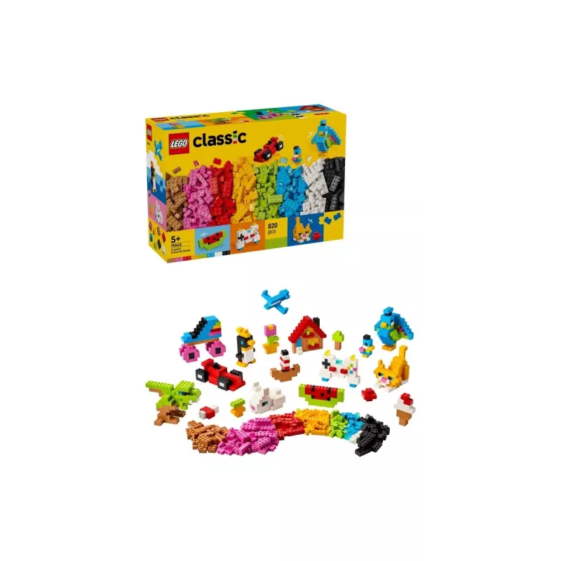 LEGO Classic 11045 Kūrybiškos spalvotos kaladėlės (820 vnt.)