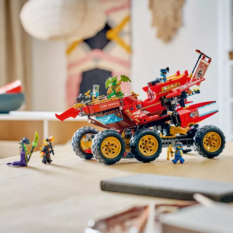 LEGO NINJAGO 71869 Land Bounty – Mobilioji žemės bazė (1214 detalių)