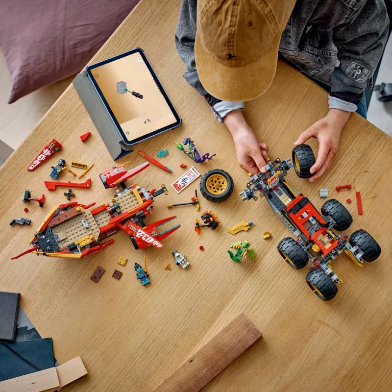LEGO NINJAGO 71869 Land Bounty – Mobilioji žemės bazė (1214 detalių)