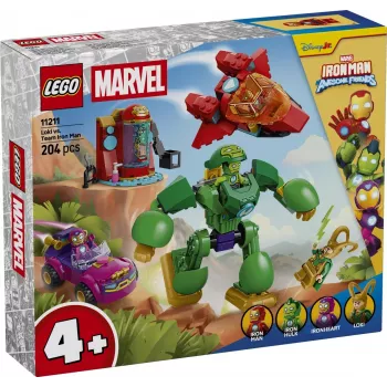 LEGO Marvel 11211 Lokis prieš Geležinio Žmogaus komandą (204 dalių)