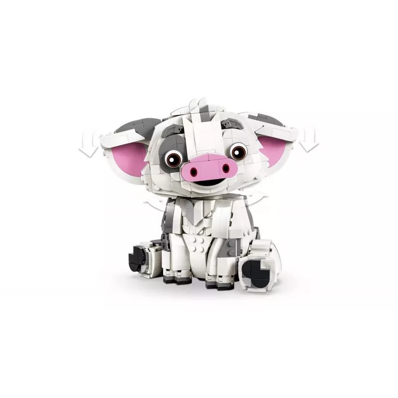LEGO Disney 43292 Pua (Moanos augintinis kiaulė) – pastatoma figūrėlė (885 dalių)