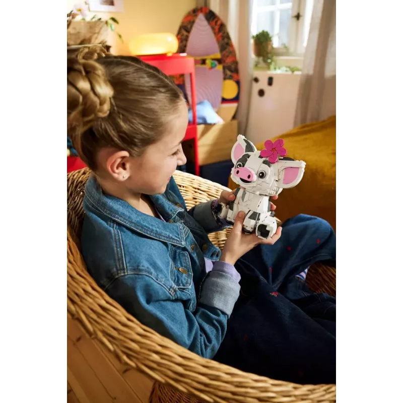 LEGO Disney 43292 Pua (Moanos augintinis kiaulė) – pastatoma figūrėlė (885 dalių)