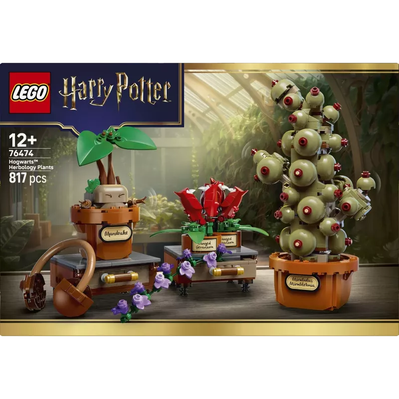 LEGO Harry Potter 76474 Hogvartso Žolininkystės augalai (817 dalių)