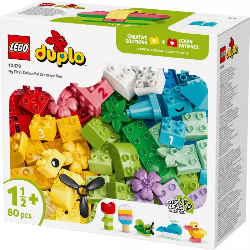 LEGO DUPLO 10479 Spalvinga kūrybos dėžutė (80 dalių)