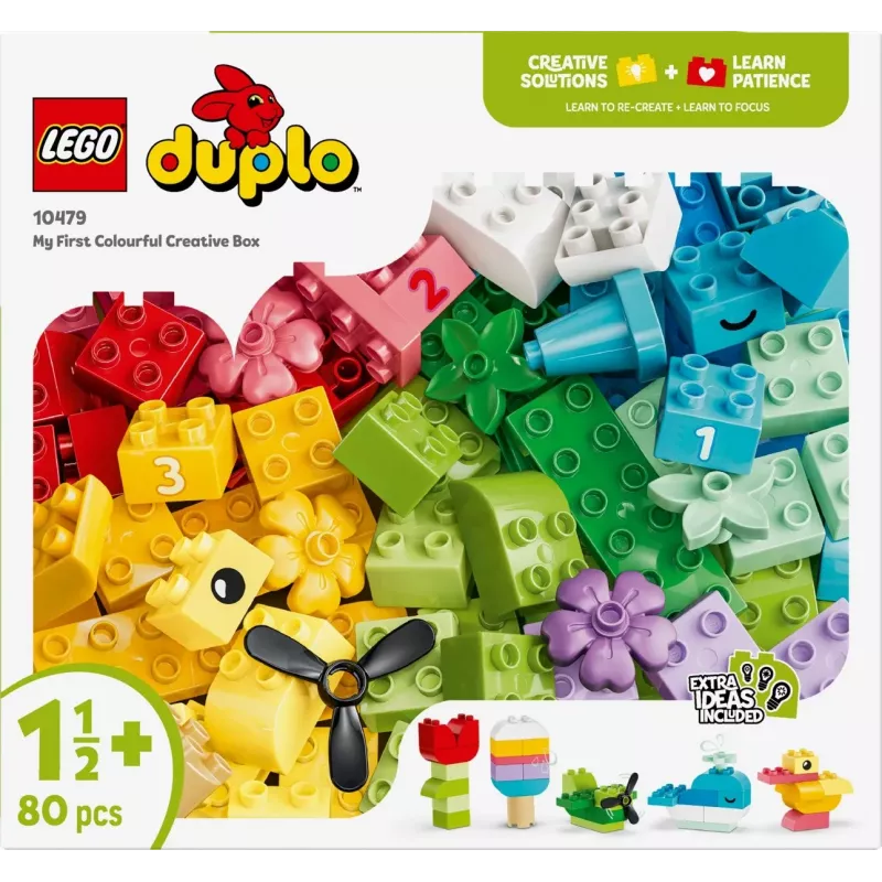 LEGO DUPLO 10479 Spalvinga kūrybos dėžutė (80 dalių)