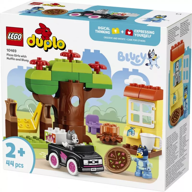 LEGO DUPLO Bluey 10469 Muffin ir Bluey picos kepykla (44 vnt.)