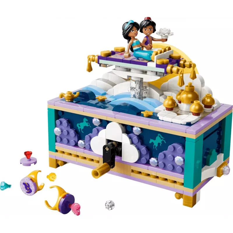 LEGO Disney 43295 Jasmine's papuošalų dėžutė (458 dalių)