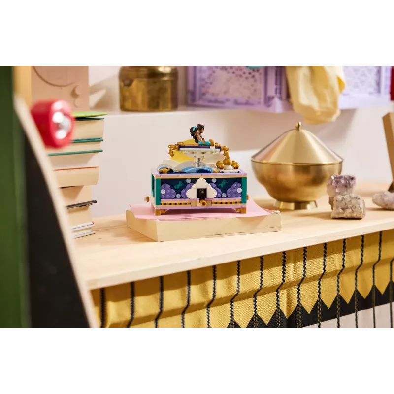 LEGO Disney 43295 Jasmine's papuošalų dėžutė (458 dalių)