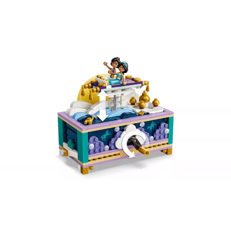 LEGO Disney 43295 Jasmine's papuošalų dėžutė (458 dalių)