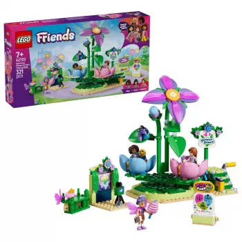 LEGO Friends 42702 Sukantis gėlių ir fėjų arbatos puodelių karuselė (321 d.)