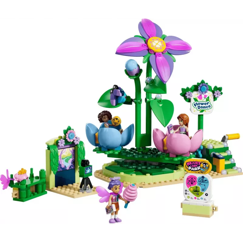 LEGO Friends 42702 Sukantis gėlių ir fėjų arbatos puodelių karuselė (321 d.)