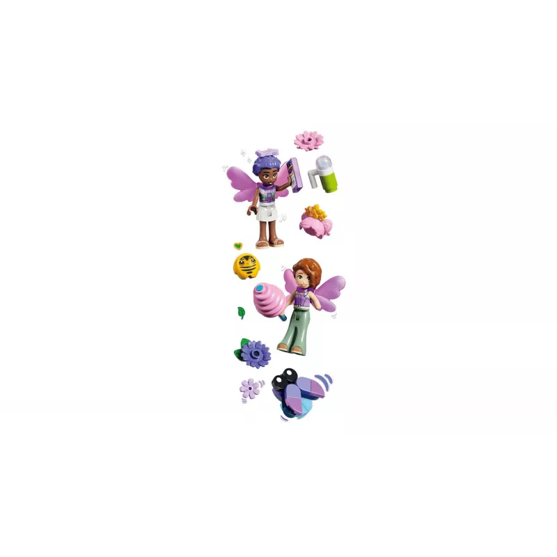LEGO Friends 42702 Sukantis gėlių ir fėjų arbatos puodelių karuselė (321 d.)