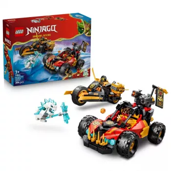 LEGO NINJAGO 71864 Kai ir Cole kombinuojamos transporto priemonės (394 dalys)