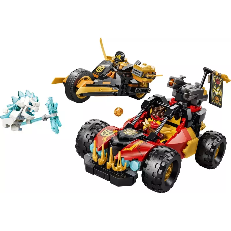 LEGO NINJAGO 71864 Kai ir Cole kombinuojamos transporto priemonės (394 dalys)