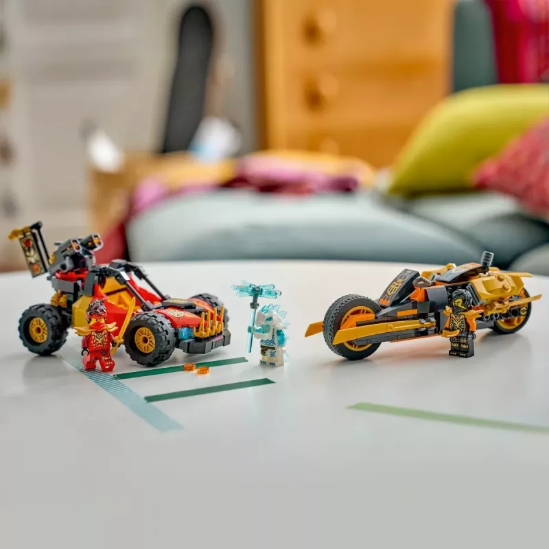 LEGO NINJAGO 71864 Kai ir Cole kombinuojamos transporto priemonės (394 dalys)