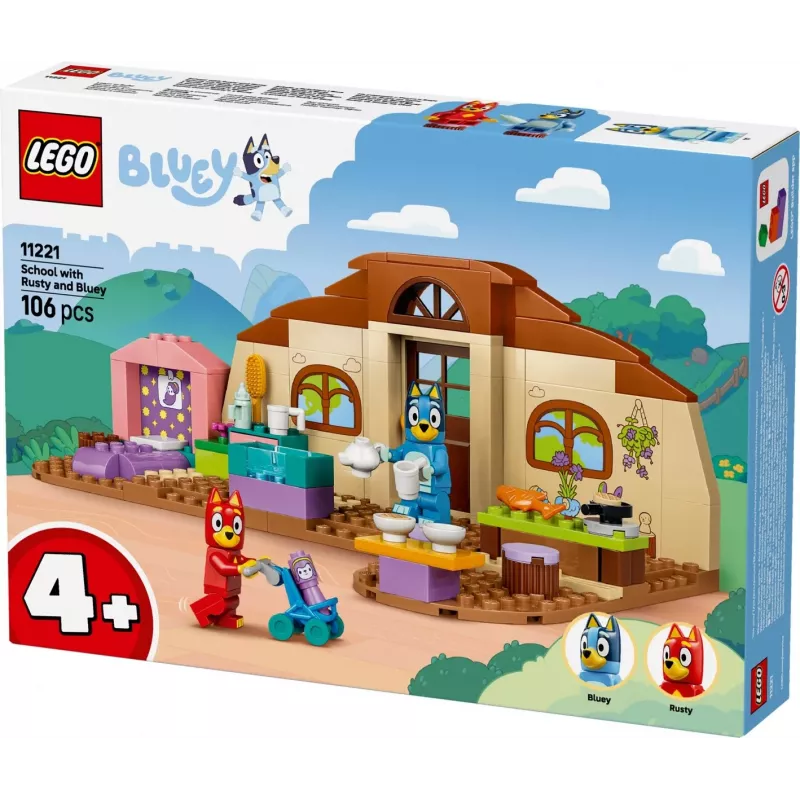 LEGO Bluey 11221 Mokykla su Rusty ir Bluey (106 dalių)
