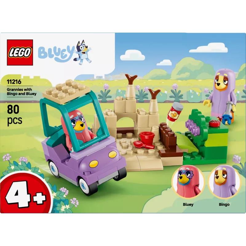 LEGO Bluey 11216 Močiutės su Bingo ir Bluey (80 dalių)