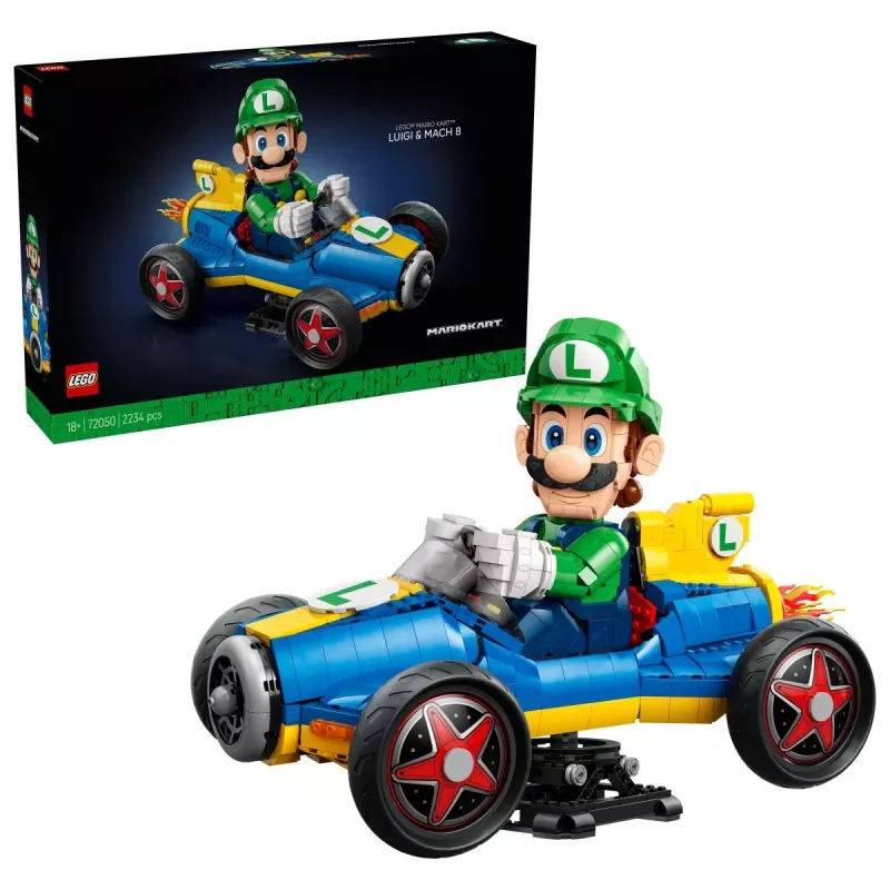 LEGO Super Mario 72050 Mario Kart - Luigi & Mach 8 (2234 dalių)