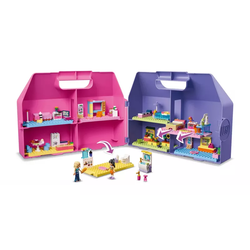 LEGO Friends 42697 Kūrybinis lėlių namelis lagamine (355 dalių)