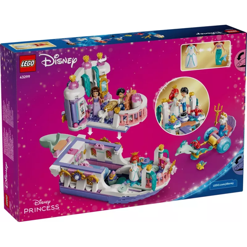 LEGO Disney 43299 Ariel's karališkas vestuvinis laivas (519 dalių)