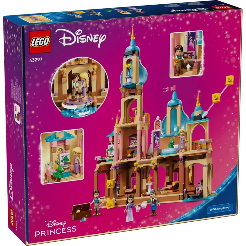 LEGO Disney 43297 Rapunzel's pilis (676 dalių)