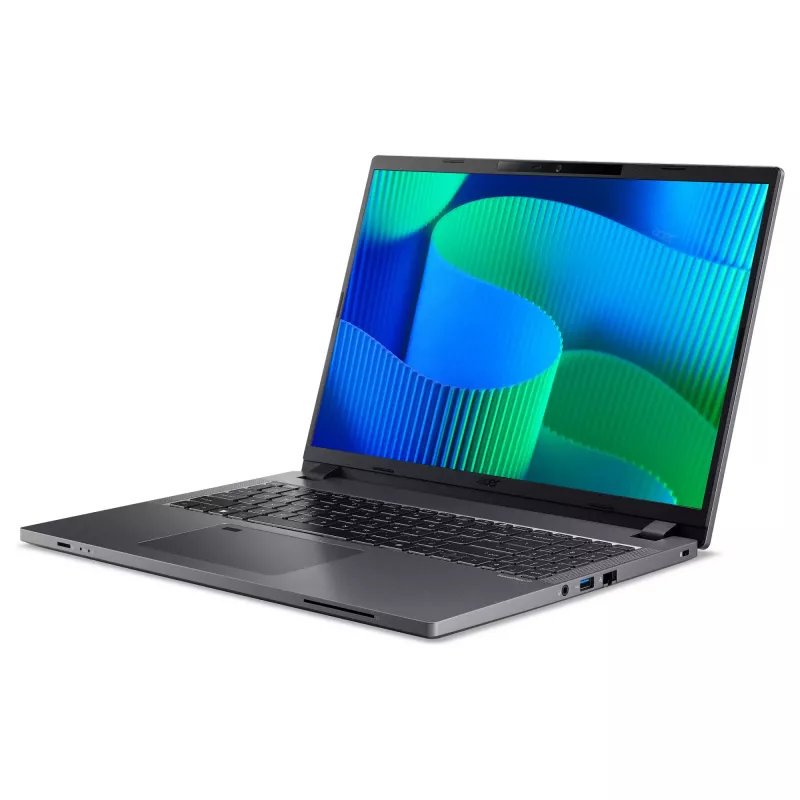 Acer TravelMate P2 16 verslo nešiojamas kompiuteris (Core 3 100U, 16GB, 256GB SSD, 16 colių 16:10, Win 11 Pro)