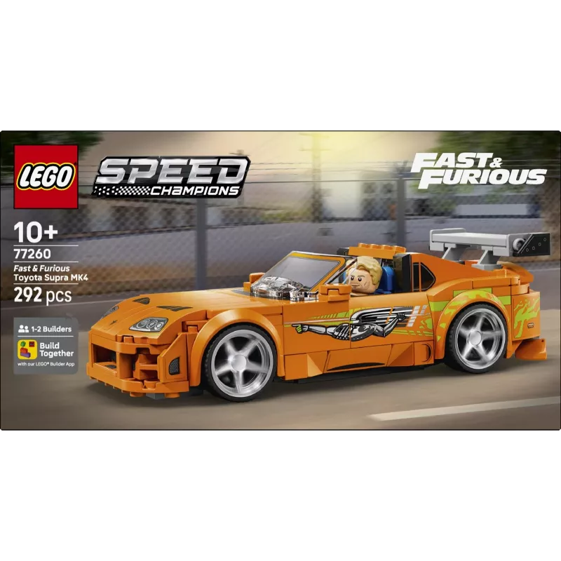 LEGO Speed Champions 77260 „The Fast and The Furious“ Toyota Supra MK4 (292 detalės)