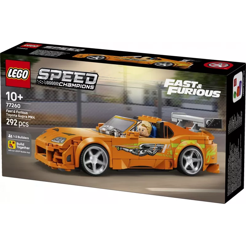 LEGO Speed Champions 77260 „The Fast and The Furious“ Toyota Supra MK4 (292 detalės)