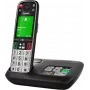 Gigaset EASY 500A DECT belaidis telefonas su sekretore, SOS mygtuku, 2,2 inch spalvotu ekranu, juodas