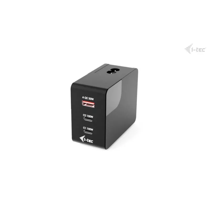 i-tec 100W Intelligent Multiport USB Charger 2x USB-C + 1x USB-A LCD CHARGER-INTG100W