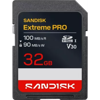 SanDisk Extreme PRO SDHC UHS-I 32GB atminties kortelė 100MB/s V30 U3