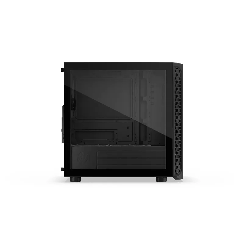Kompiuterio korpusas Endorfy Signum M30 ARGB — Micro Tower mATX, tinklinis priekis, 3x 120 mm ARGB ventiliatoriai, grūdintas stiklas, USB-C 20 Gb/s