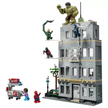LEGO Marvel 76350 „Žmogus-voras prieš Hulką: epinis susidūrimas“ (534 dalių)