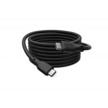 DIGITUS USB4 Version 2.0 Silicone Cable USB-C to USB-C 80Gbps 240W 16K 0,5m Black AK-300350-005-S