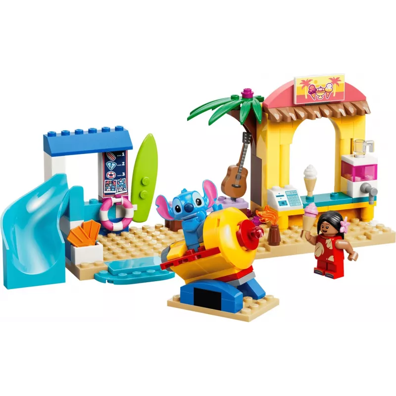 LEGO Disney 43280 Paplūdimio pramogos su Lilo ir Stitch (113 dalių)