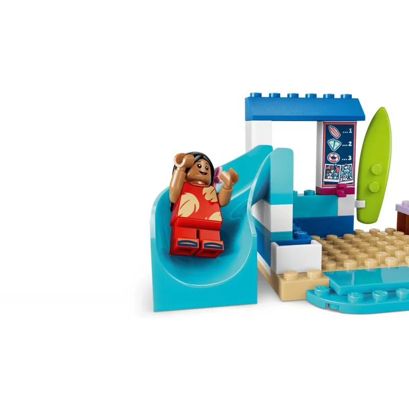 LEGO Disney 43280 Paplūdimio pramogos su Lilo ir Stitch (113 dalių)