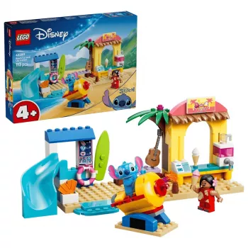 LEGO Disney 43280 Paplūdimio pramogos su Lilo ir Stitch (113 dalių)
