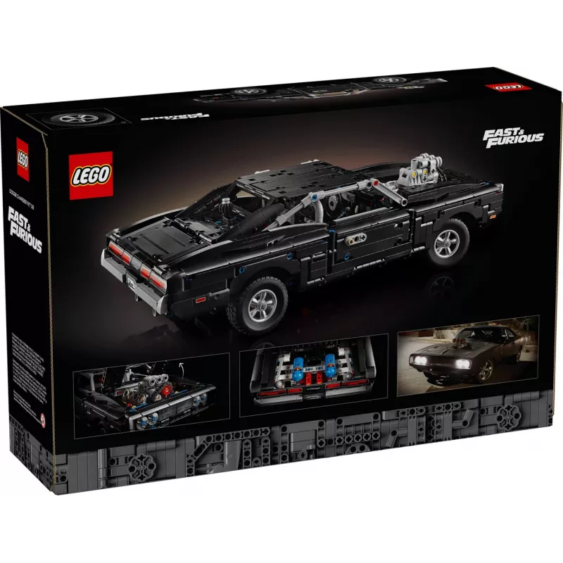 LEGO Technic 42231 Fast & Furious Dodge Charger R/T Car (1516 detalės, 18+)