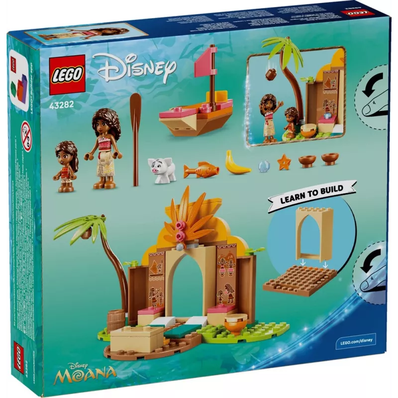 LEGO Disney Moana 43282 Kaimo namelis ir valtis