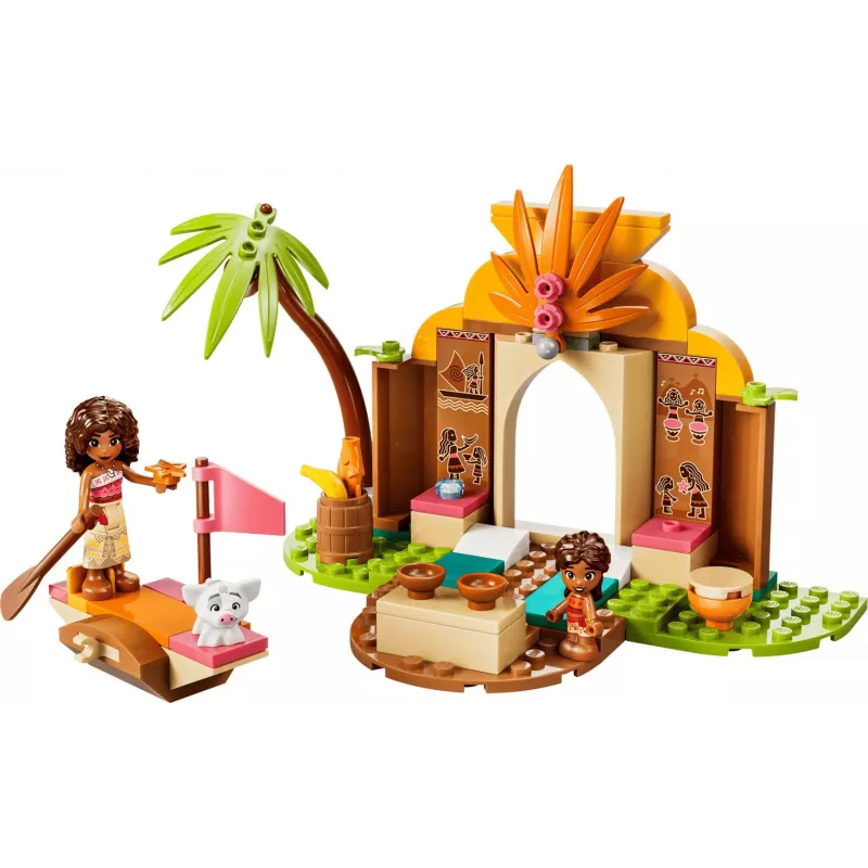 LEGO Disney Moana 43282 Kaimo namelis ir valtis