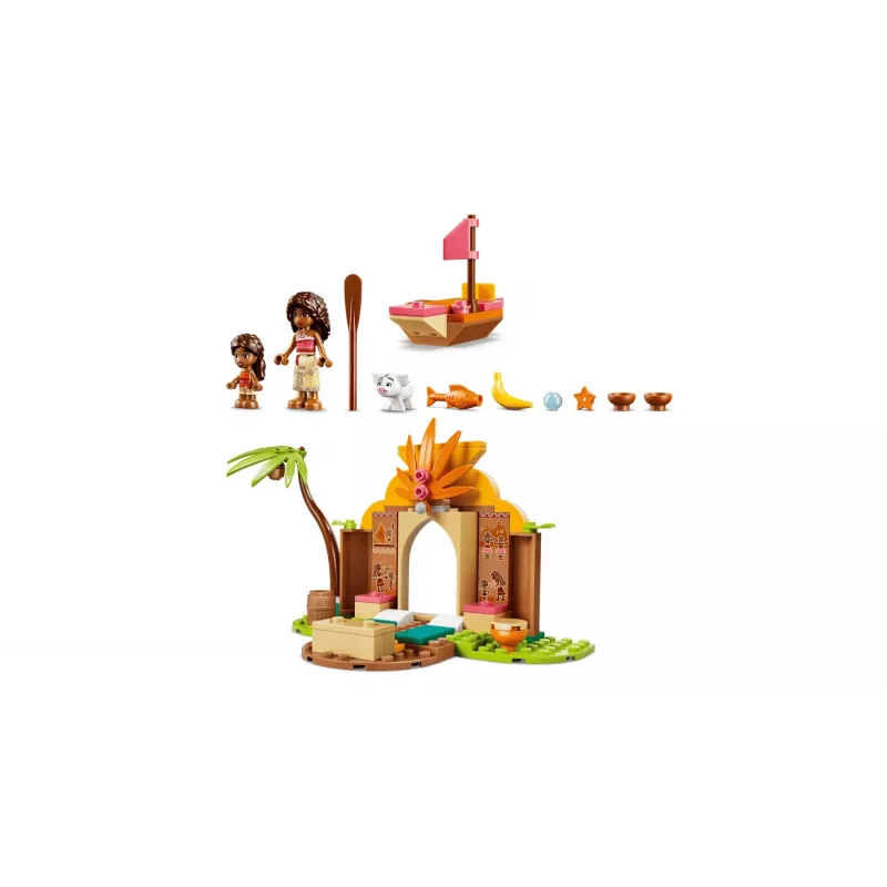 LEGO Disney Moana 43282 Kaimo namelis ir valtis