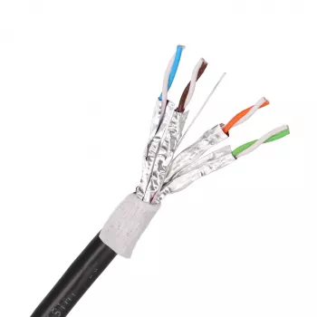 Extralink CAT6A FTP (F/UTP) lauko vytos poros kabelis su geliu 305 m EX.96587