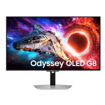 Samsung Odyssey OLED G8 G80SH 32 colių 4K UHD QD-OLED žaidimų monitorius 240Hz 0.03ms Baltas (LS32HG800SUXEN)